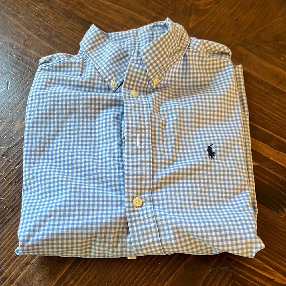 Polo by Ralph Lauren Boy’s Blue Checkered Shirt